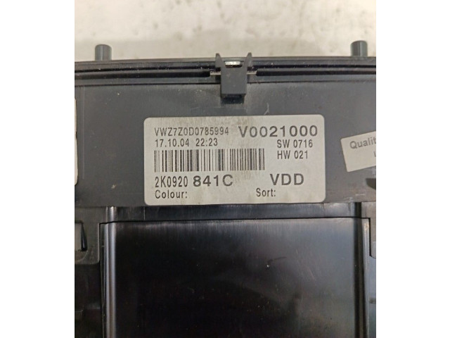 Панель приборов 2K0920841C Volkswagen Caddy