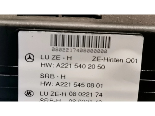 Pojistková skříňka 2215402050, A2215402050 Mercede-Benz S W221 2006