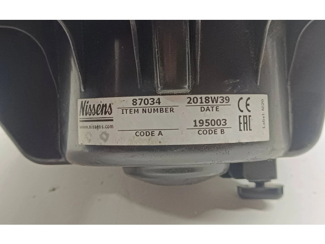 Вентилятор печки 87034, 2018W39 Skoda Octavia Mk2 (1Z)