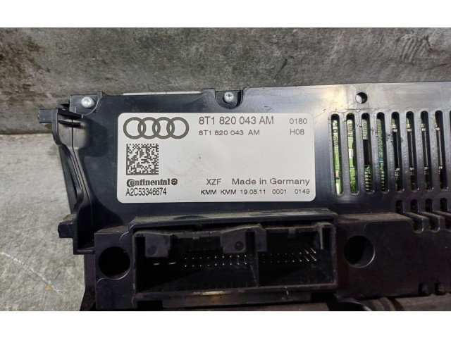 Блок управления климат-контролем 8T1820043AM   Audi A5 Sportback 8TA