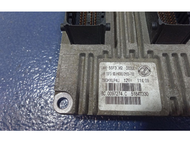 Řídící jednotka 51847330, 51847330   Fiat Punto (199) 2009