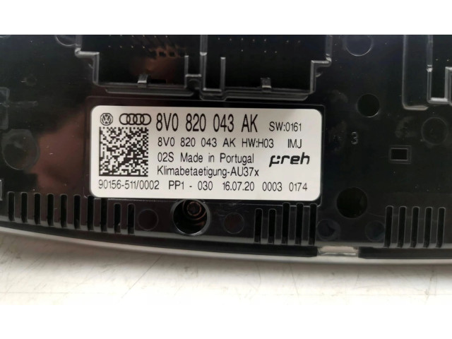 Блок управления климат-контролем 8V0820043AK   Audi Q2 