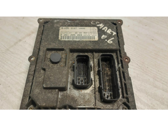 Блок управления двигателя 0261205004, 0003107V006 Smart ForTwo I