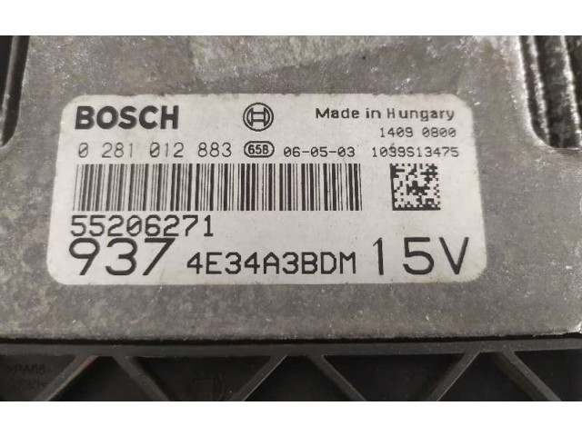 Блок управления двигателя 0281012883   Alfa Romeo GTV