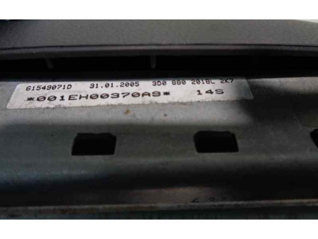 Подушка безопасности водителя 3D0880201BL Volkswagen Phaeton