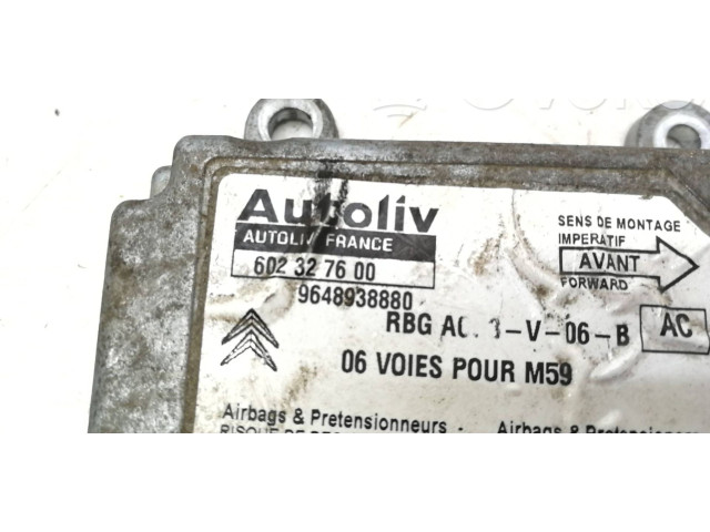 Блок подушек безопасности 9648938880, 602327600 Citroen Berlingo