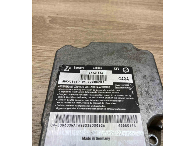 Блок подушек безопасности 46541774, 5WK42811   Fiat Bravo - Brava
