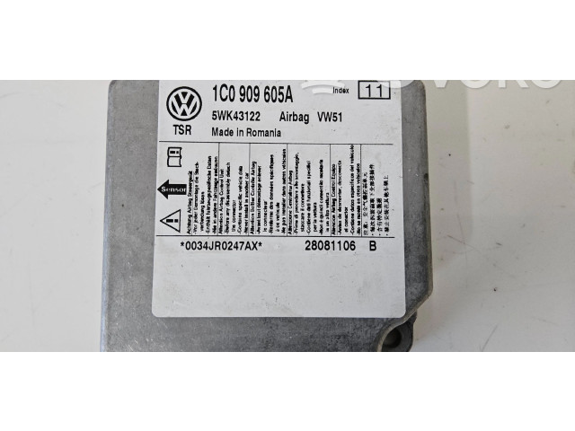 Блок подушек безопасности 1C0909605A, 28081106   Volkswagen Transporter - Caravelle T5