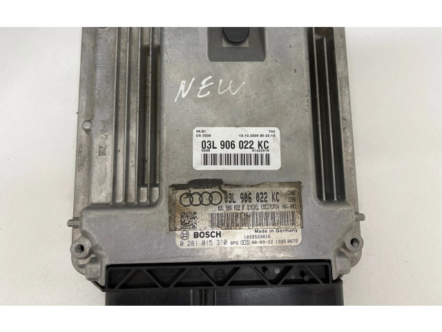 Řídící jednotka 03L906022B, 03L906022KC Audi A5 8T 8F 2011