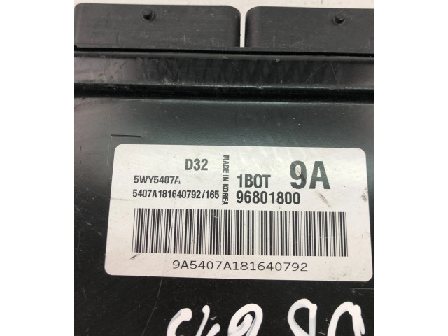 Блок управления двигателем Блок управления 96801800   Chevrolet Matiz