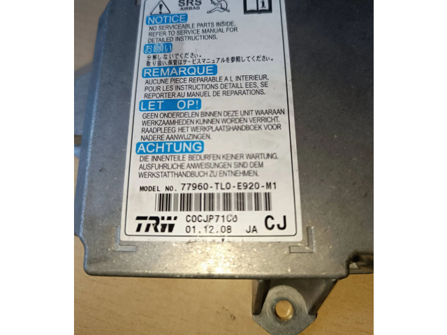 Блок подушек безопасности 77960TL0E920M1, C0CJP71C6   Honda Accord