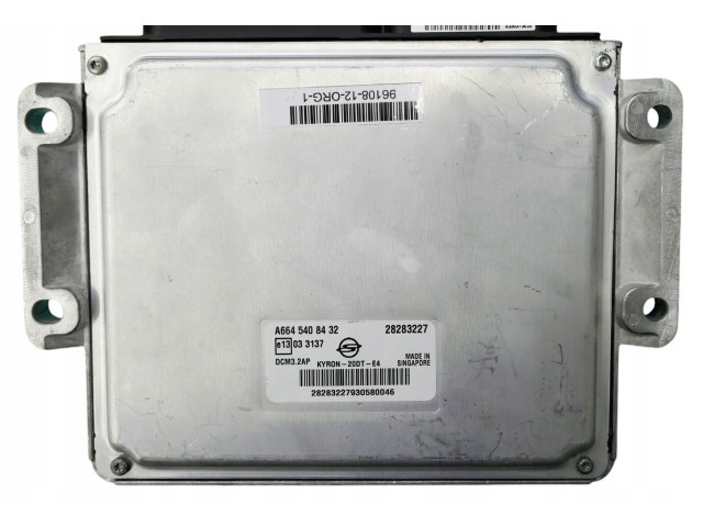 Блок управления двигателя A6645408432, 28283227 SsangYong Kyron