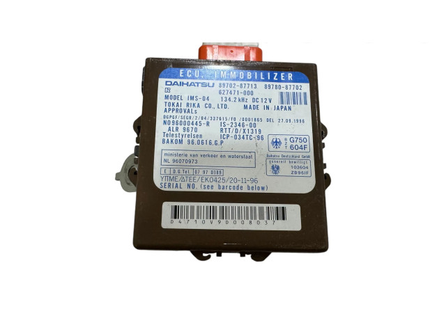 Блок управления иммобилайзера 8970287713, 627471000   Daihatsu Gran Move