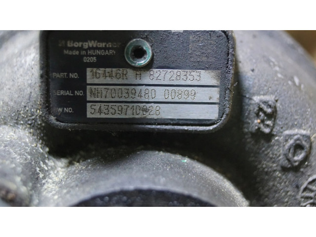 Turbodmychadlo Турбина 82728353 Nissan Qashqai