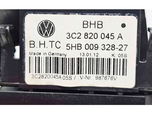 Блок управления климат-контролем 3C2820045A   Audi A3 S3 A3 Sportback 8P