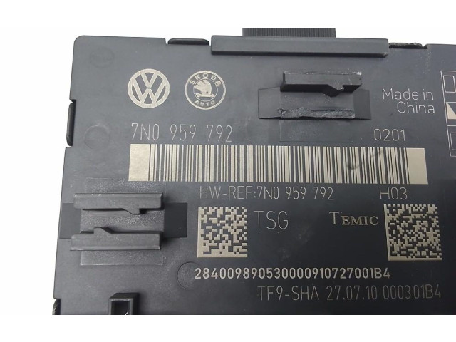 Блок управления 7n0959792   Skoda Yeti (5L)