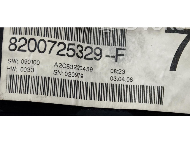 Панель приборов 8200725329, 8200725329   Renault Twingo II       