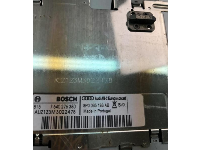 Турбина Радио/ проигрыватель CD/DVD / навигация Audi A3 S3 8P 8P0035186AB, NP2922