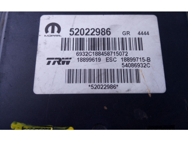 Блок АБС 52022986, 50302070738   Jeep  Renegade  2014 -  года