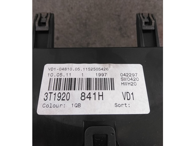 Панель приборов 3T1920841H, 3T1920841H   Skoda Superb B6 (3T)       