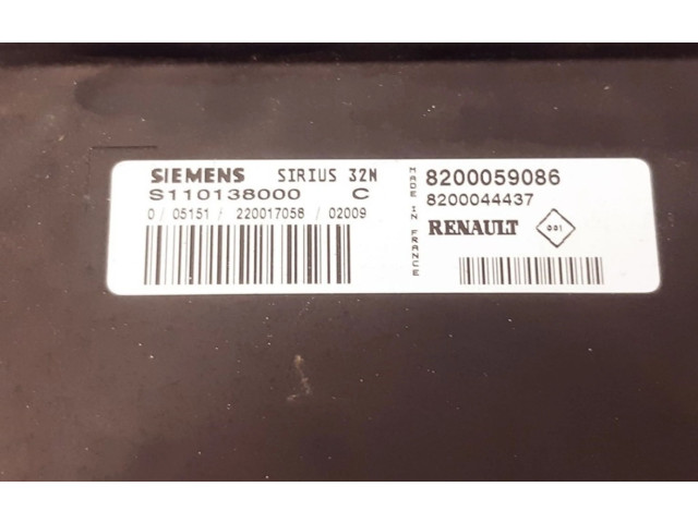 Блок управления двигателя 8200059086, 8200044437   Renault Twingo I