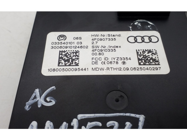 Блок управления 4F0907335, 4F0910335 Audi A6 S6 C6 4F