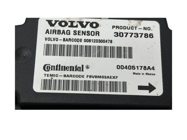 Блок подушек безопасности 30773786, 00405178A4   Volvo V50