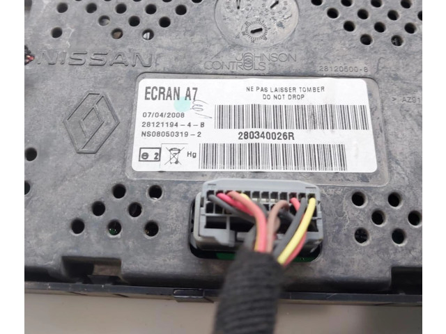 Дисплей    280340026R   Renault Clio III