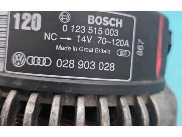 Генератор 0123515003, IMPRK1464083   Audi A6 S6 C5 4B      