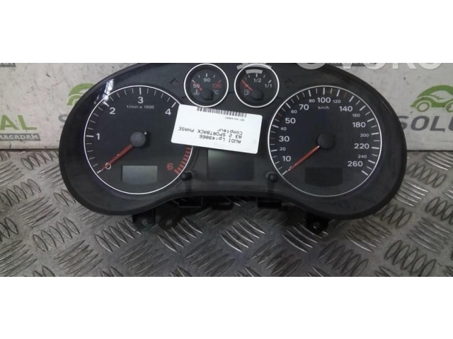 Панель приборов 8P0920930R Audi A3 S3 A3 Sportback 8P