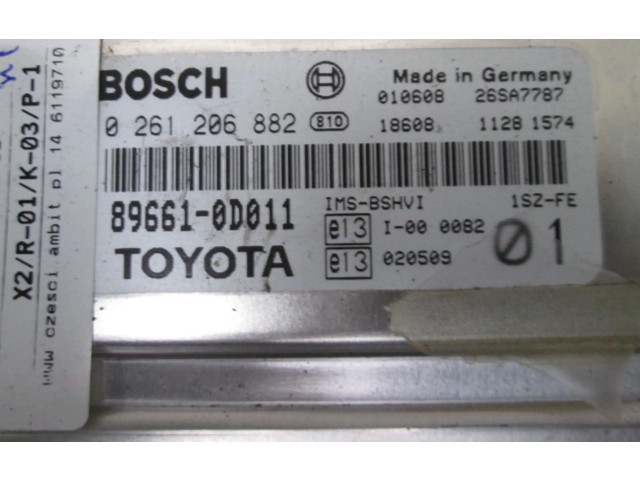 Řídící jednotka    Toyota Yaris Verso 2001