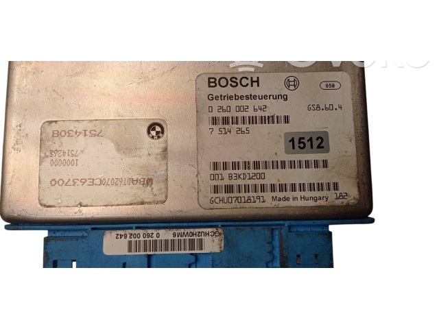 Блок управления коробкой передач 0260002642, 7514265   BMW 5 E60 E61