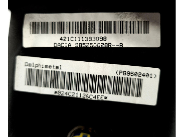 Подушка безопасности пассажира 985250028R, 985250028R   Dacia Duster