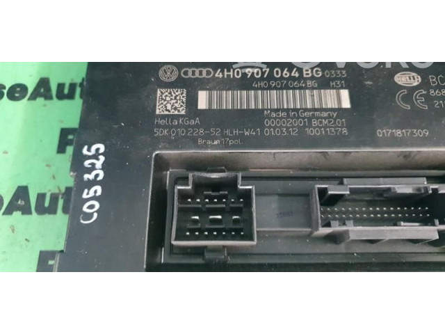 Блок комфорта 4H0907064BG, 5DK01022852 Audi A6 C7
