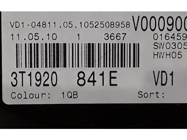 Панель приборов 3T1920841E Skoda Superb B6 (3T)