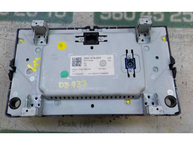 Экран дисплея вверх 3G0919605, 3G0919605   Volkswagen Golf SportWagen       