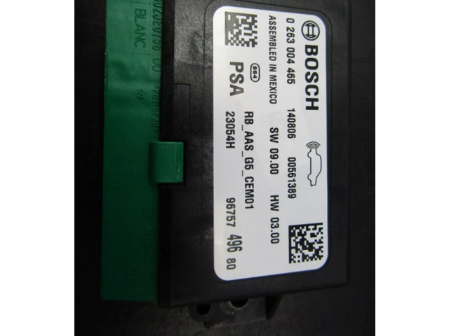 Блок управления парковки 0263004465, 0263004465   Peugeot 2008 I