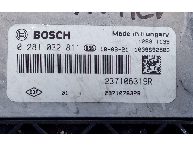 Блок управления двигателя 237106319R, 0281032811   Dacia Logan Pick-Up