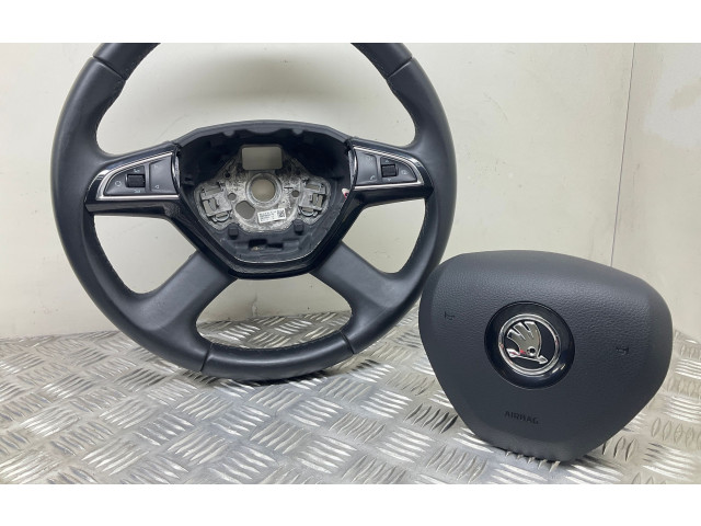 Руль Skoda Octavia Mk3 (5E) 2013 - 2019 года 5E0419091AC, 5E0880201B