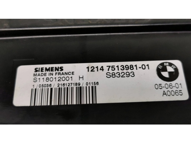 Řídící jednotka 7513981, 1214751398101   Mini One - Cooper R50 - 53 2001