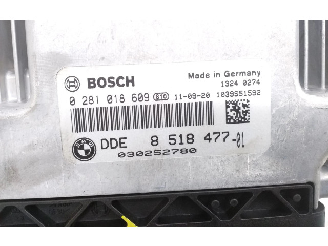 Блок управления двигателя 8518477, 0281018609   BMW X3 F25