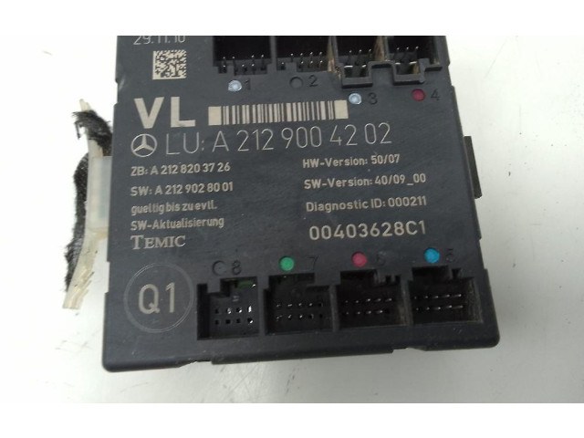Блок управления A2129004202   Mercedes-Benz GLK (X204)