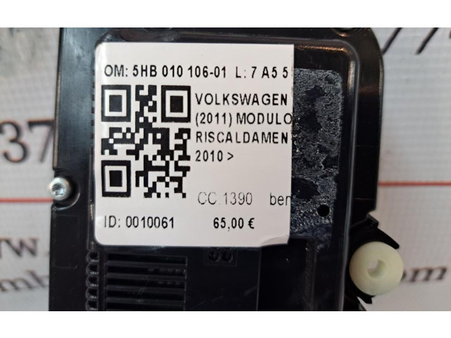 Блок управления климат-контролем 5HB010106-01, 5HB010106-01   Volkswagen PASSAT B7