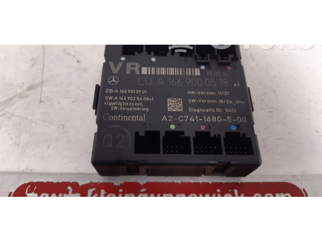 Řídící jednotka A1669000518, A1669005711 Mercedes-Benz CLA C117 X117 W117 2016