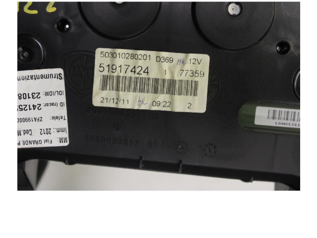 Панель приборов 51917424 Fiat Grande Punto