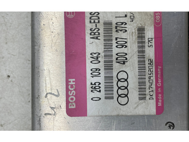 Блок управления АБС 4D0907379L, 0265109043 Audi A8 S8 D2 4D