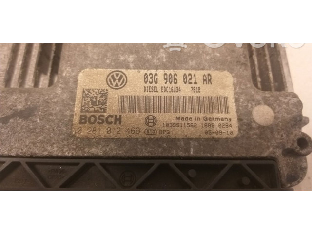 Řídící jednotka 03G906021AR, 03G906021AR Volkswagen Caddy 2005