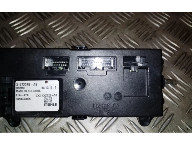 Поршень Блок управления кондиционером 31472269 Volvo XC90