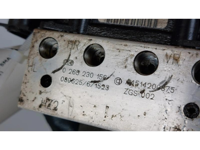Блок АБС 0265950891 Smart ForTwo II 2007-2016 года