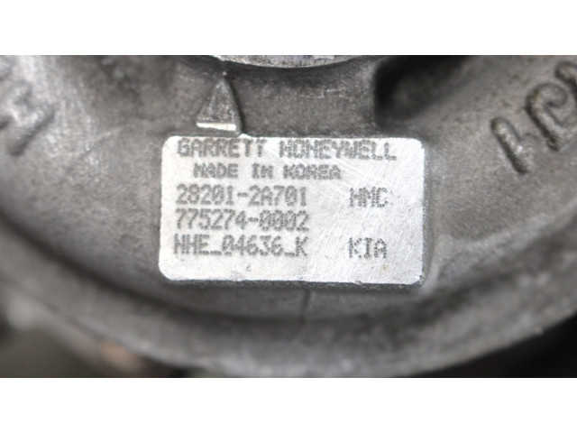 Турбина KIA Ceed 282012A701, 7752740002 для двигателя D4FB